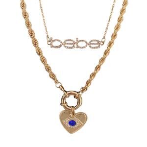Brand New bebe ' Necklace 2 Pcs